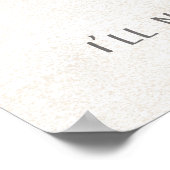 Bohemische Kaktus | Ich werde dich nie wüten Poster (Ecke)