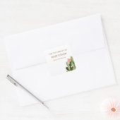 Bohemische Kinderschuhbücherei Quadratischer Aufkleber (Umschlag)