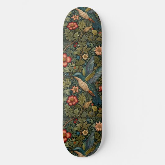Bohemische Kolibrik Skateboard (Vorderseite)