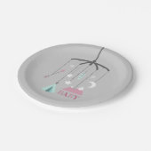 Bohemische Krippen-bewegliches modernes Pappteller (Schrägansicht)