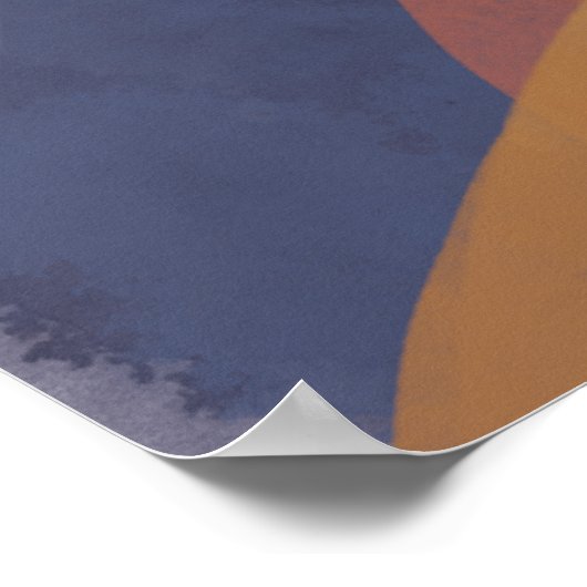 Bohemische Kunst, Gemälde aus dem Mittelalter, erd Poster (Ecke)