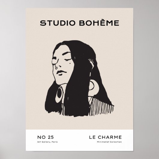 Bohemische Kunstposter-Sammlung Poster (Vorne)