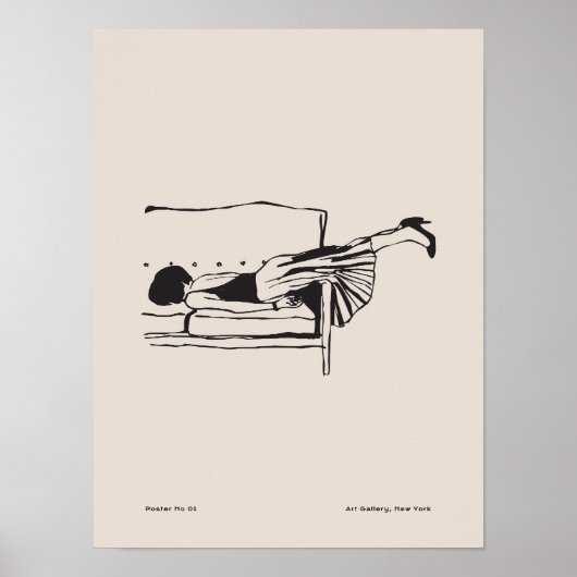 Bohemische Kunstposter-Sammlung Poster (Vorne)