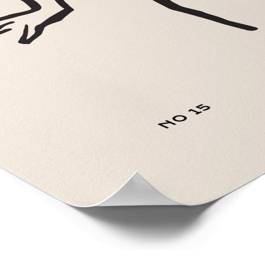 Bohemische Kunstposter-Sammlung Poster (Ecke)