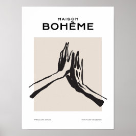 Bohemische Kunstposter-Sammlung Poster