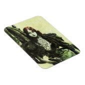 Bohemische Lady Vampire Flexible Magnet (Rechte Seite)