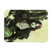 Bohemische Lady Vampire Flexible Magnet (Horizontal)