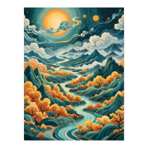 Bohemische Landschaft - Flüsse in der Stille