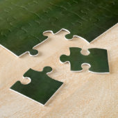 Bohemische Landschaft mit dem Milleschauer Berg Puzzle (Seite)