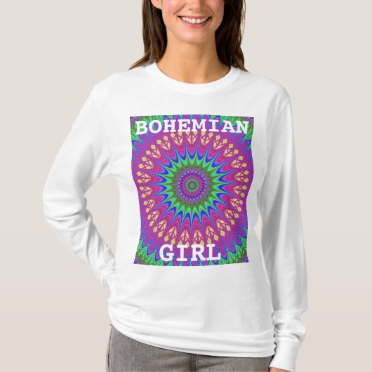 BOHEMISCHE MÄDCHEN-T - SHIRT (Vorderseite)