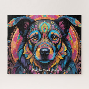 Bohemische Majestät des gemalten Hundes Puzzle