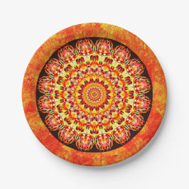 Bohemische Mandala Paper Party Teller