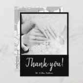 Bohemische moderne Fotografie Schwarzer Rahmen Vie Postkarte (Vorne/Hinten)