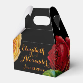 Bohemische moderne Hochzeit Geschenkschachtel