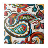 BOHEMISCHE MUSTER-GRAFIK FLIESE (Vorderseite)