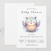 Bohemische Online-Babydusche Einladung (Vorne/Hinten)