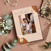 Bohemische Pampas Foto Rust Wedding Save The Date