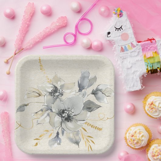 Bohemische Papierplatte Pappteller (Party)