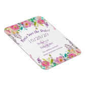 Bohemische Pasta Rosa Wasserfarbe Magnet (Rechte Seite)