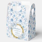 Bohemische Pastellblauer Hochzeit in der Luft Geschenkschachtel (Geöffnet)