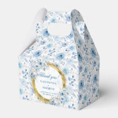 Bohemische Pastellblauer Hochzeit in der Luft Geschenkschachtel (Vorderseite)