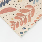 Bohemische Pastete Fleecedecke (Ecke)