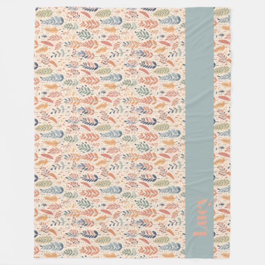 Bohemische Pastete Fleecedecke (Vorderseite)