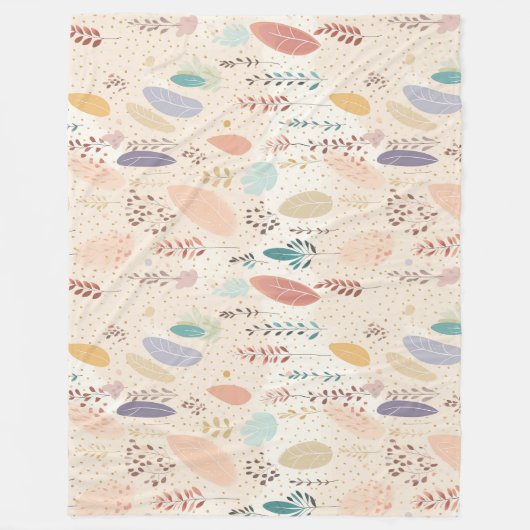 Bohemische Pastete Fleecedecke (Vorderseite)