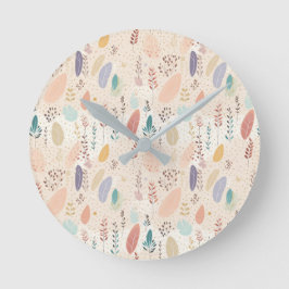 Bohemische Pastete Runde Wanduhr