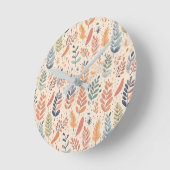 Bohemische Pastete Runde Wanduhr (Winkel)