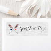 Bohemische Pfeile auf dem rustikalen Holz Boho Chi (Insitu)