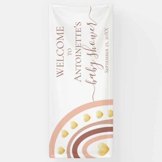 Bohemische Regenbogendusche Banner (Vertikal)