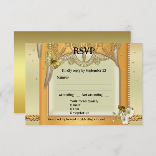 Bohemische Retro Dreamcatcher Wedding RSVP Card Einladung (Vorne/Hinten)