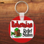 Bohemische Rettungsstation Schlüsselanhänger (Vorderseite)