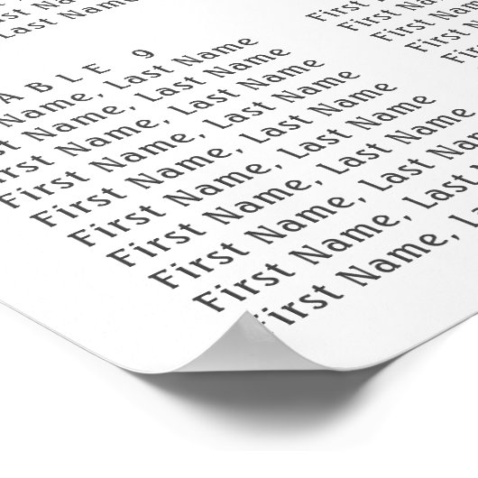 Bohemische rosa Blume Hochzeitsstipps Poster (Ecke)