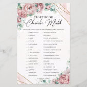 Bohemische Rose Storybook-Schriftart (Vorderseite)