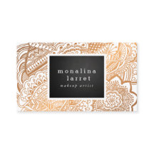 Bohemische Rosen-Goldhand gezeichnetes Gekritzel