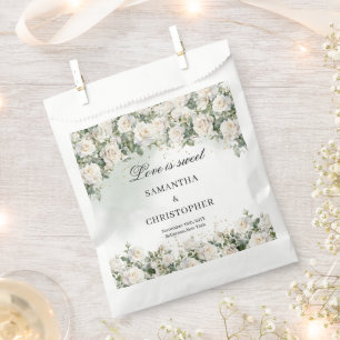 Bohemische Rosengrün und Goldhochzeit Geschenktütchen