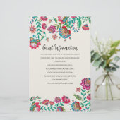 Bohemische, rote, grüne Folkloregruppen - Blume (Stehend Vorderseite)