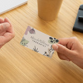 Bohemische Ruhe Abstrakt Visitenkarte