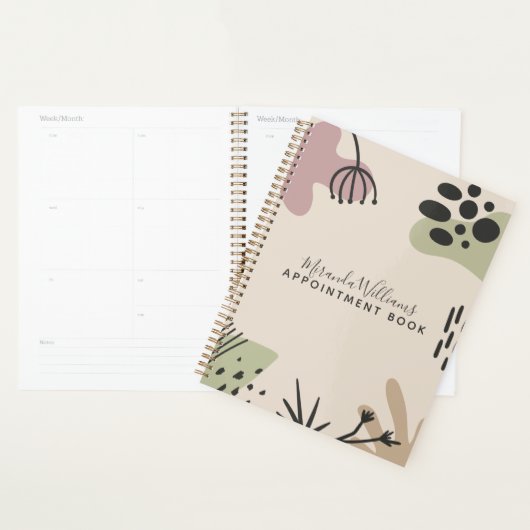 Bohemische ruhige Abstrakte Ernennung Planer (Anzeige)