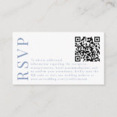 Bohemische Rustic Garden Wedding UAWG QR-Code-Kart Begleitkarte (Vorderseite)