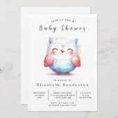 Bohemische rustikale Babydusche Einladung (Vorne/Hinten)