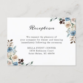 Bohemische rustikale Hochzeitsempfehlung Begleitkarte