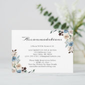 Bohemische rustikale Hochzeitswohnungen Begleitkarte (Stehend Vorderseite)