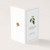 Bohemische rustikale Winter-Kaffeepause Einladung (Vorderseite)