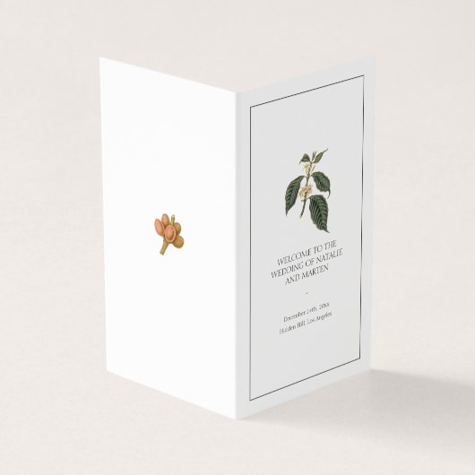 Bohemische rustikale Winter-Kaffeepause Einladung (Vorderseite)