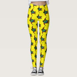 Bohemische Schildkröten-Leggings Leggings