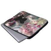 Bohemische Schmetterlings-Laptop-Computer Hülse ~ Laptopschutzhülle (Vorne Knopf)