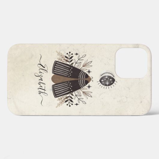 Bohemische Schmetterlingsmotte Case-Mate iPhone Hülle (Rückseite (Horizontal))